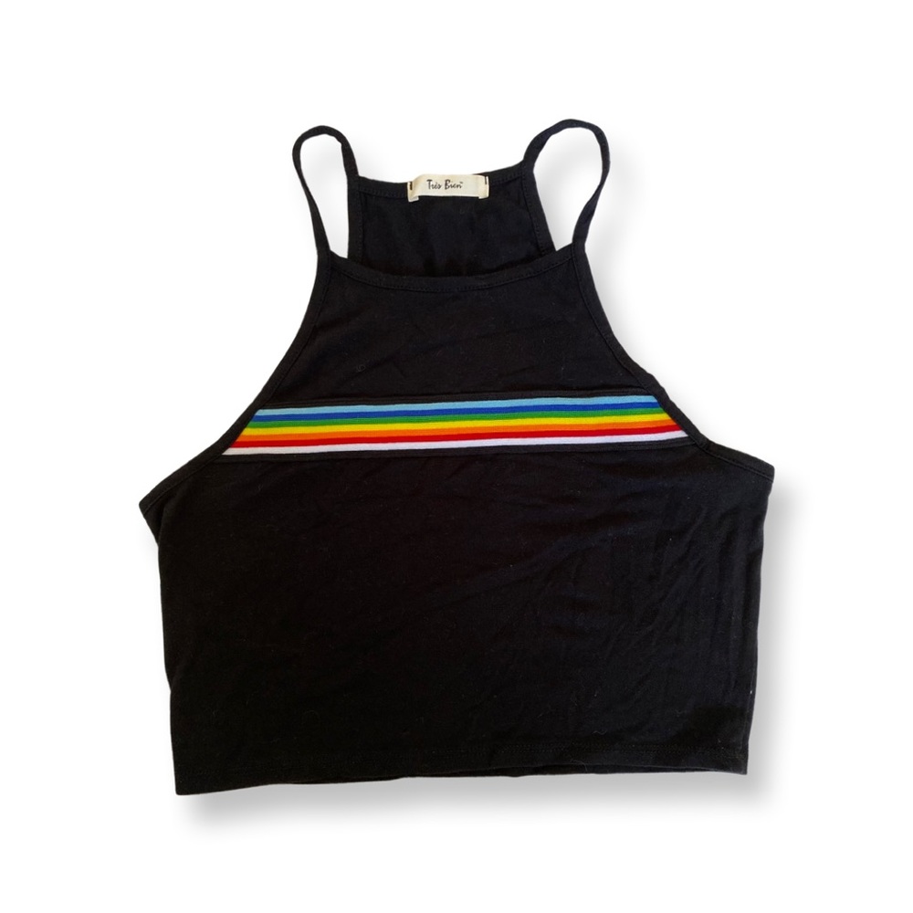 Rainbow Crop Top Tank